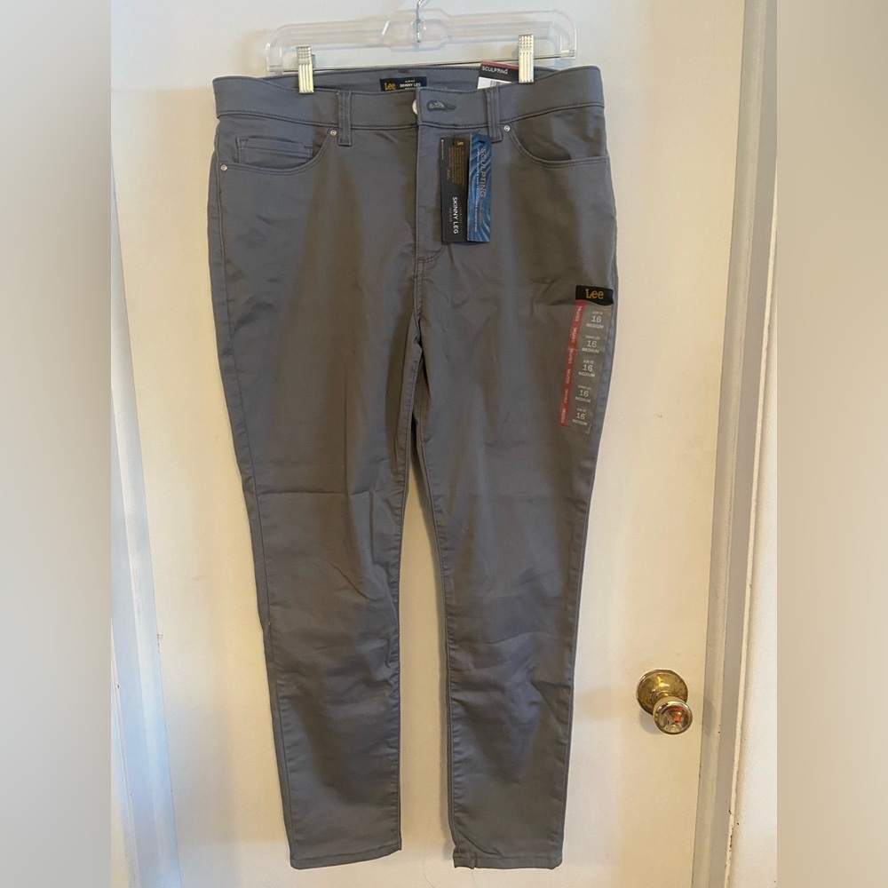 Lee Women's Charcoal Skinny Jeans